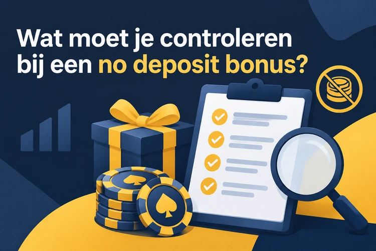 Wat moet je controleren bij een no deposit bonus?